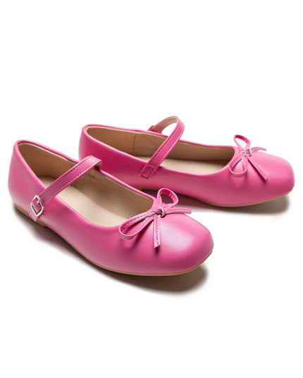 kidsatelier-tulleen-Pink-Julietta-Bow-Flats