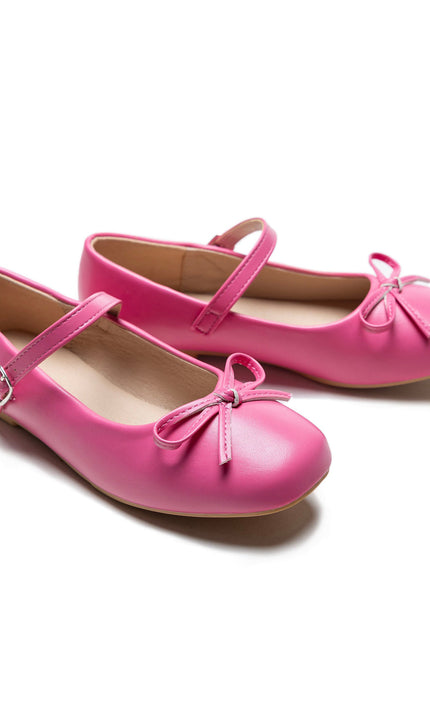 kidsatelier-tulleen-Pink-Julietta-Bow-Flats