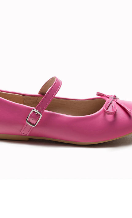 kidsatelier-tulleen-Pink-Julietta-Bow-Flats