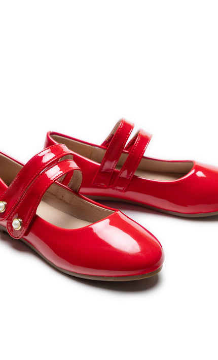 kidsatelier-tulleen-Red-Dorothea-Banded-Patent-Flats