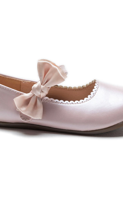 kidsatelier-Tulleen-Pink-Satin-Elodie-Bow-Flats