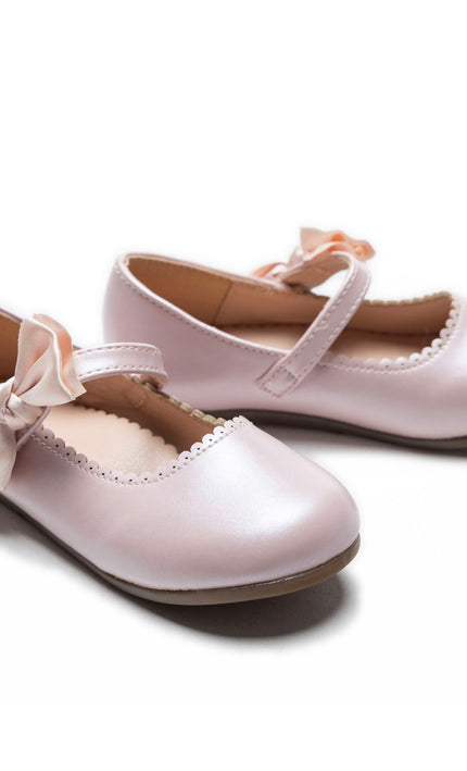 kidsatelier-Tulleen-Pink-Satin-Elodie-Bow-Flats