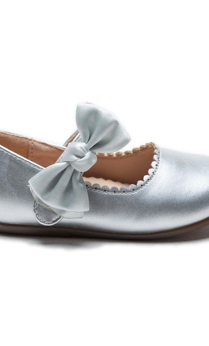 kidsatelier-Tulleen-Silver-Satin-Elodie-Bow-Flats