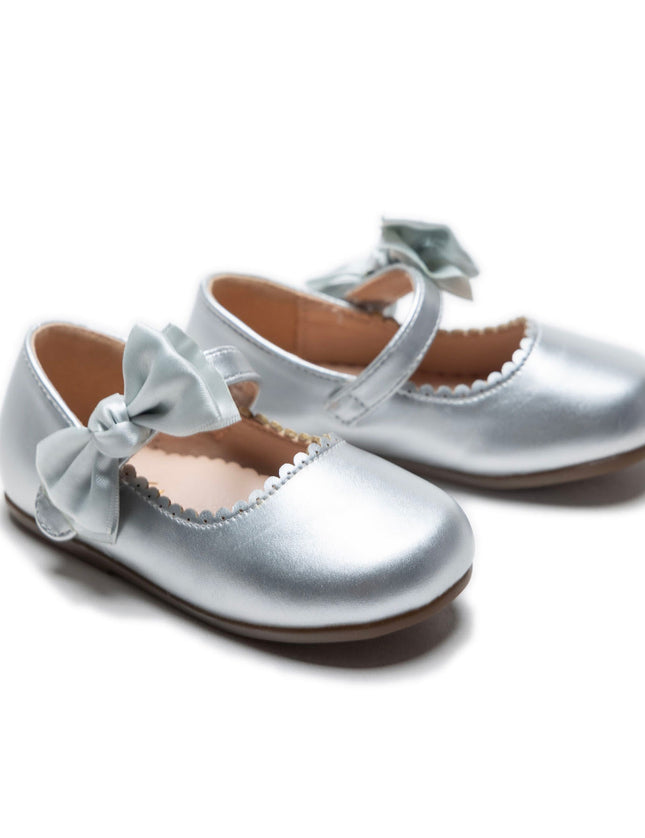 kidsatelier-Tulleen-Silver-Satin-Elodie-Bow-Flats