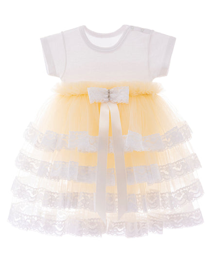kidsatelier-tulleen-1107-Beige-tulleen-beige-bella-vina-ruffle-babysuit-dress