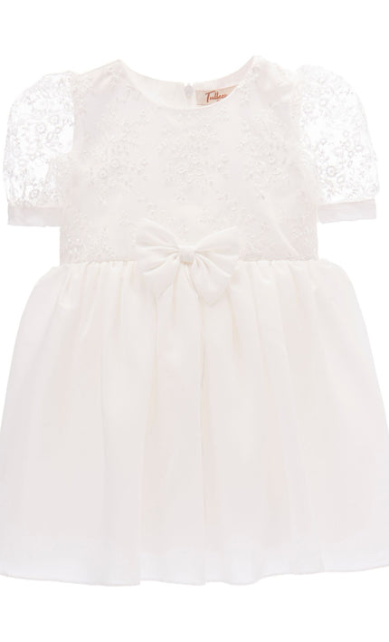 kids atelier tulleen White Liora Lace Baby Dress