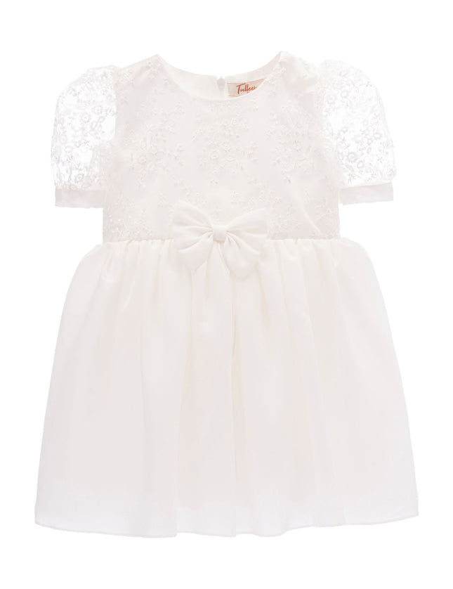 kids atelier tulleen White Liora Lace Baby Dress
