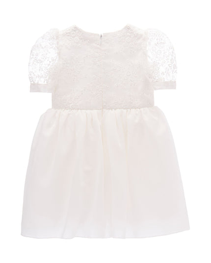 kids atelier tulleen White Liora Lace Baby Dress
