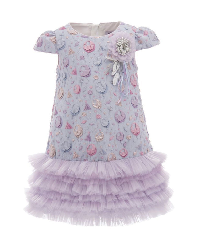 kidsatelier-tulleen-32055PR-blue-puff-sleeve-tulle-dress-with-embroider