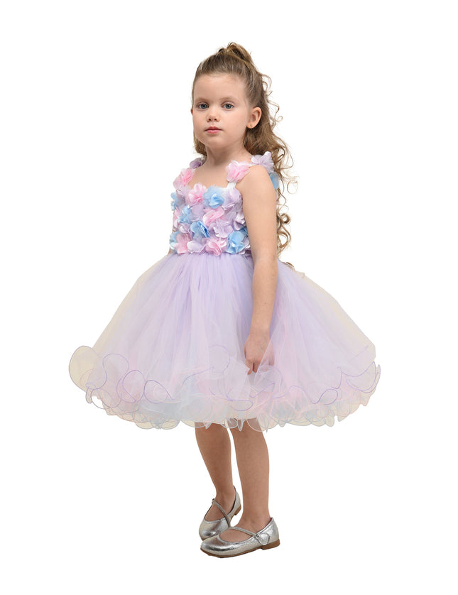 Lilac Rose Campanula Dress