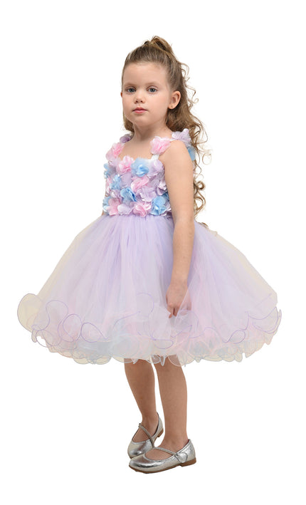 Lilac Rose Campanula Dress