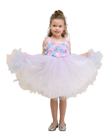 Lilac Rose Campanula Dress