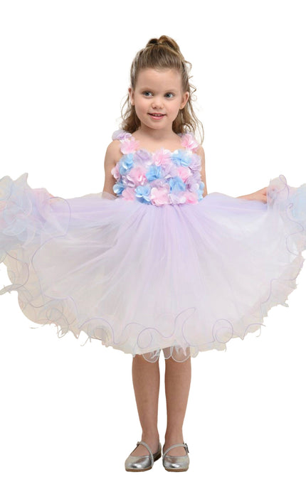 Lilac Rose Campanula Dress