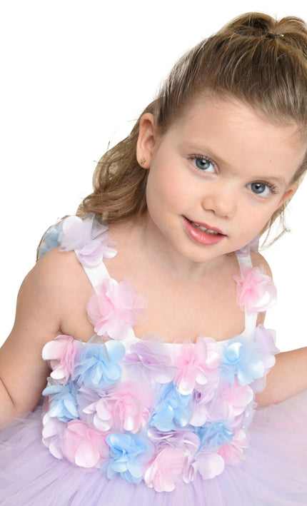 Lilac Rose Campanula Dress