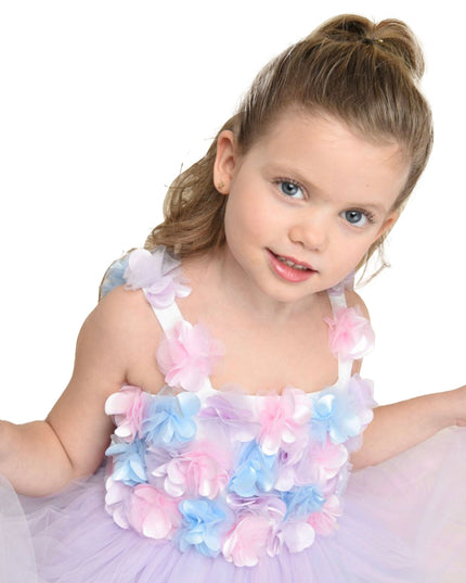 Lilac Rose Campanula Dress