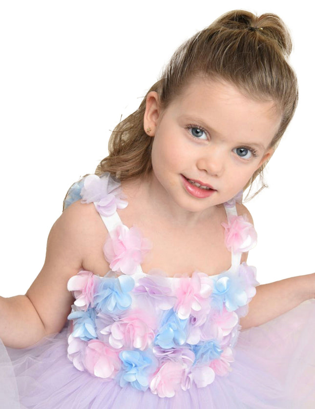 Lilac Rose Campanula Dress