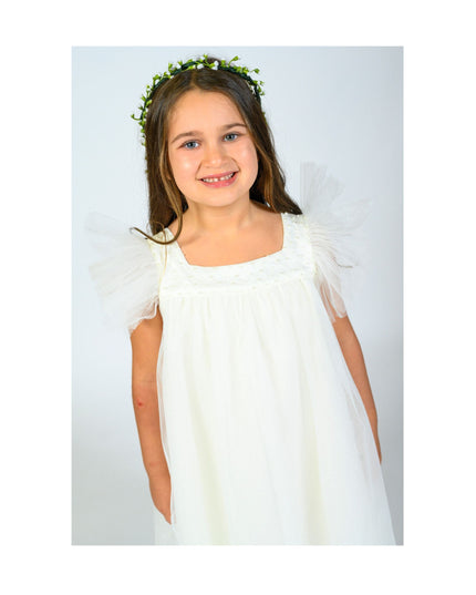Cream Elena Dress