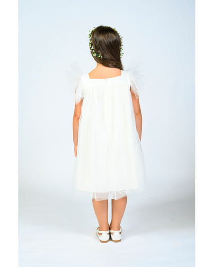 Cream Elena Dress