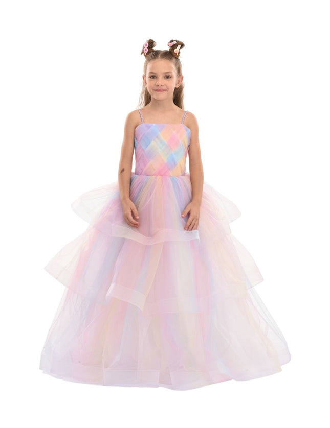 kidsatelier-tulleen-5401-multicolor-woven-tulle-gown