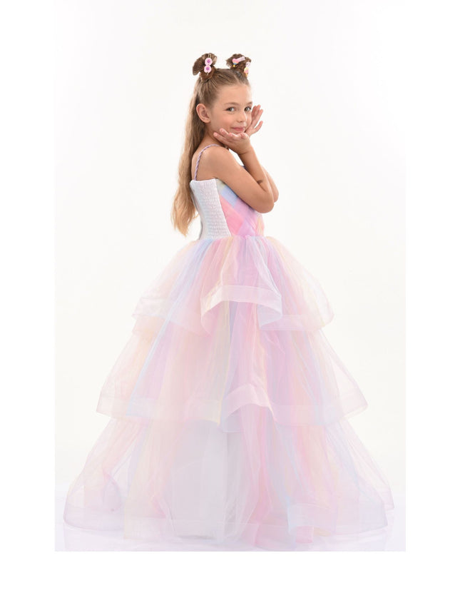 kidsatelier-tulleen-5401-multicolor-woven-tulle-gown