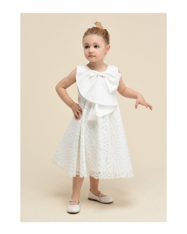 Kidsatelier-tulleen-5468-Cream-pamela-embroidered-dress