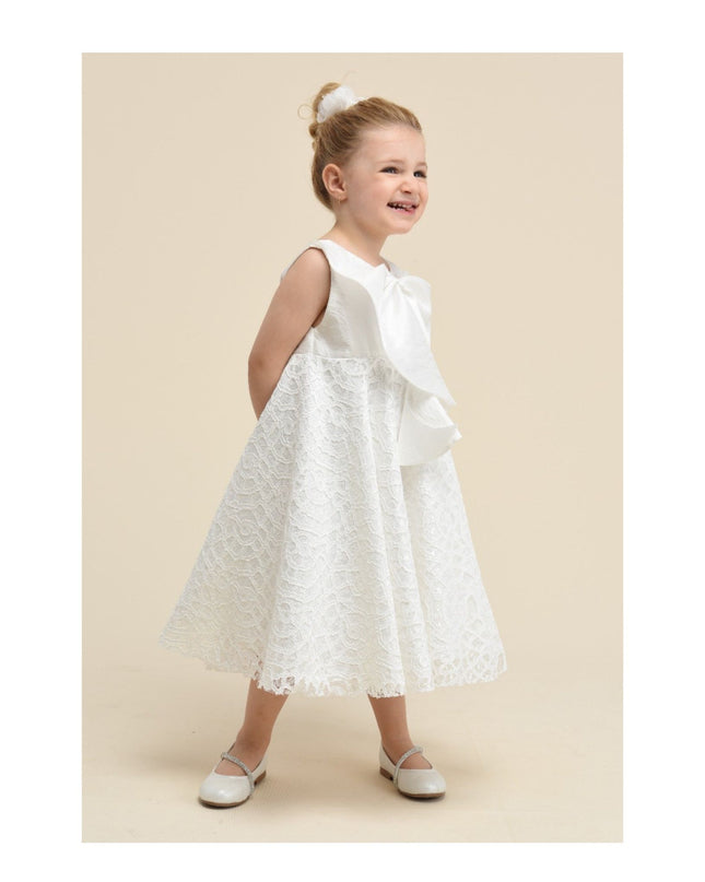 Kidsatelier-tulleen-5468-Cream-pamela-embroidered-dress