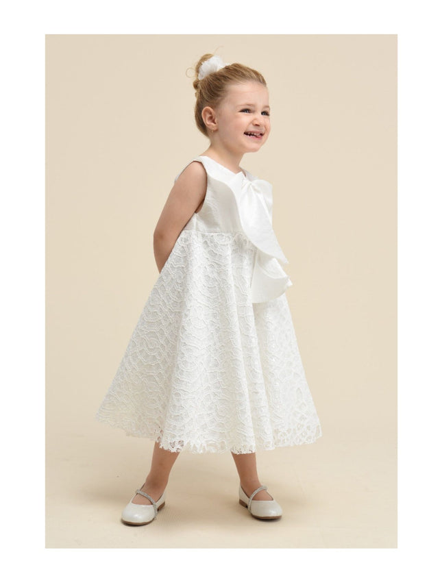 Kidsatelier-tulleen-5468-Cream-pamela-embroidered-dress