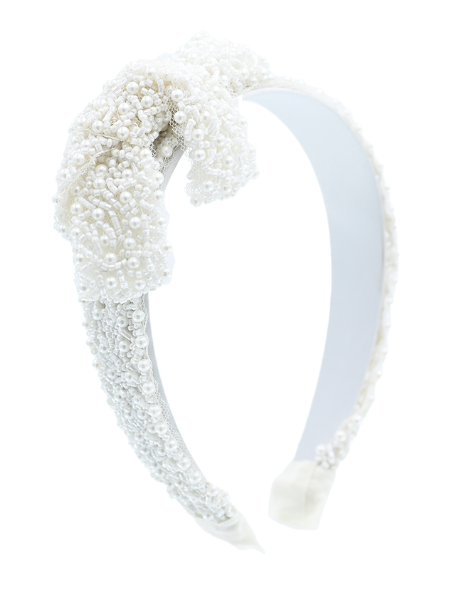 kidsatelier-Mimi Tutu-MTHB52022-beaded-pearl-bow-headband
