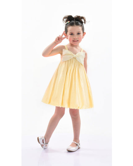 kidsatelier-tulleen-MTKK52020-Gold-shining-satin-dress