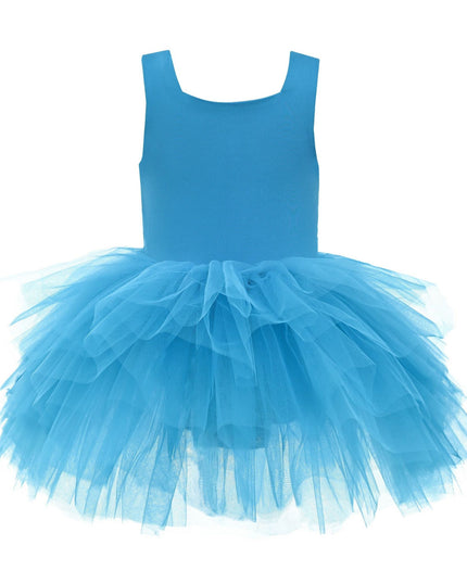 kidsatelier-tulleen-MTL329-Neon Blue-solid-tutu-dress