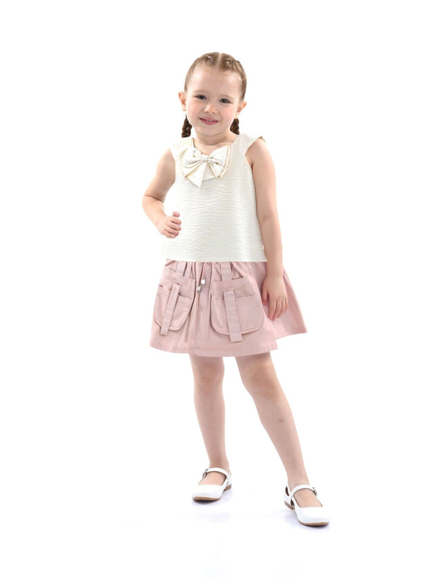 Kidsatelier-Tulleen-MTNA52013-ivory-pink-strap-bow-shorts-set