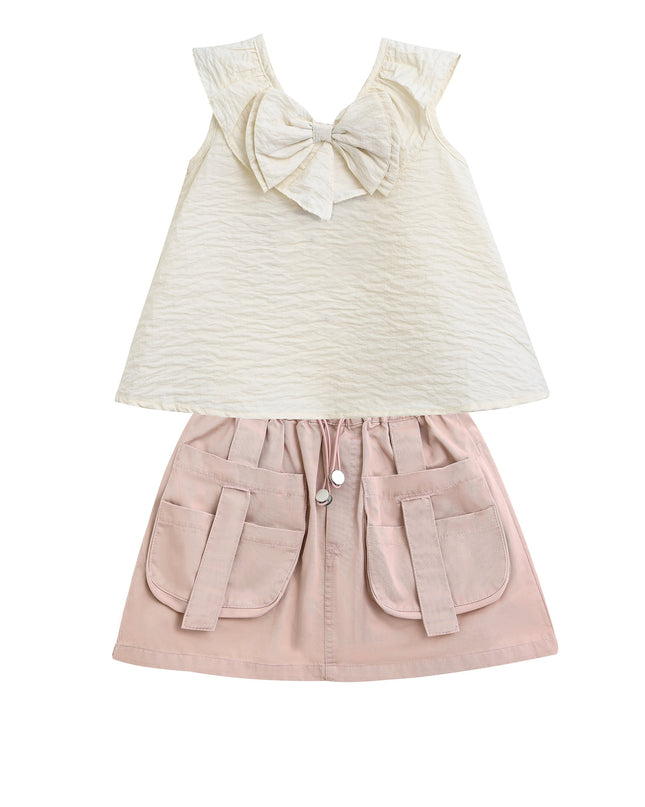 Kidsatelier-Tulleen-MTNA52013-ivory-pink-strap-bow-shorts-set