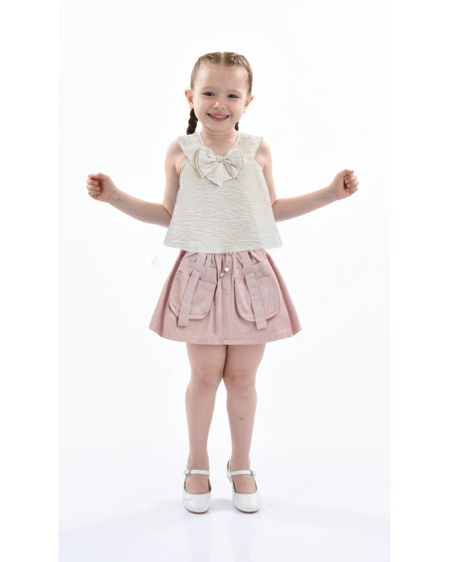 Kidsatelier-Tulleen-MTNA52013-ivory-pink-strap-bow-shorts-set