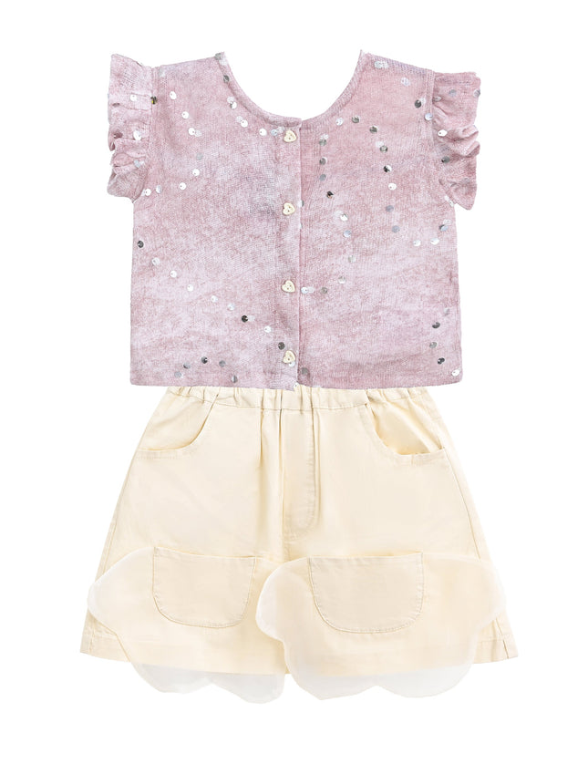 Kidsatelier-Tulleen-MTNA52014-mauve-cream-sequin-shorts-set