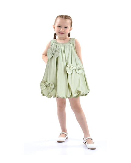 kidsatelier-tulleen-MTRE5203-Sage-sleeveless-bow-dress