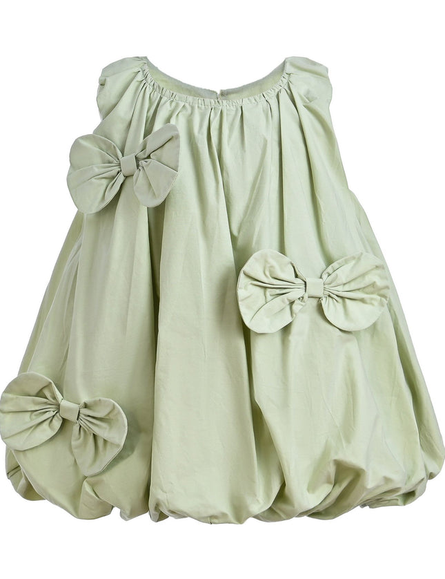 kidsatelier-tulleen-MTRE5203-Sage-sleeveless-bow-dress