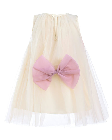 kidsatelier-tulleen-MTRE5205-Ivory-tulle-bow-sleeveless-dress