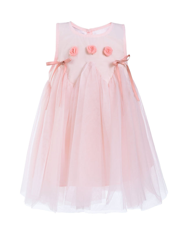 kidsatelier-tulleen-MTRE5206-Peach Blush-rose-ribbon-dress