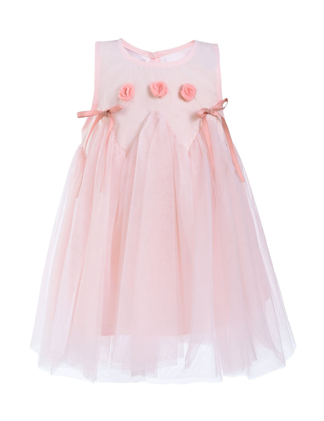 kidsatelier-tulleen-MTRE5206-Peach Blush-rose-ribbon-dress