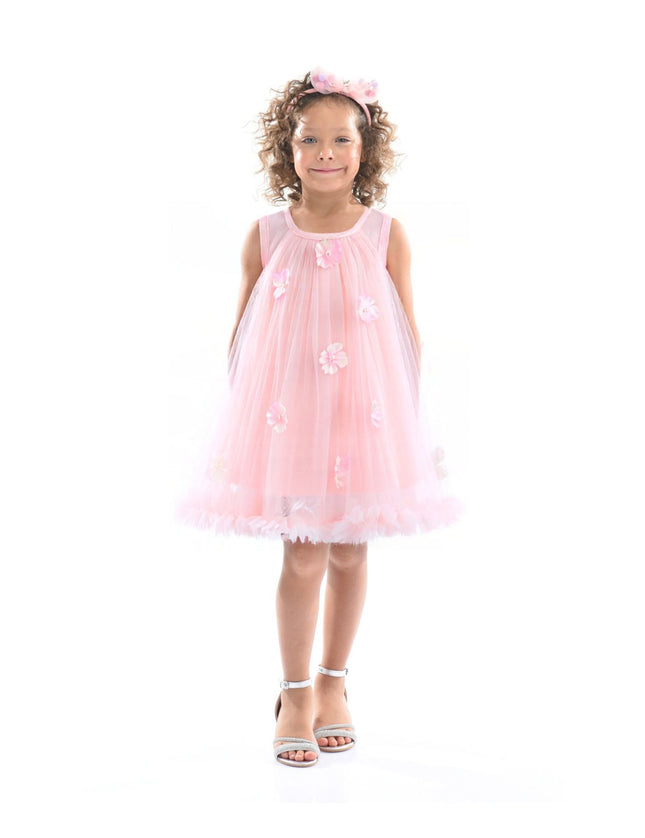 kidsatelier-tulleen-MTRE5207-Blush-tulle-layered-floral-dress
