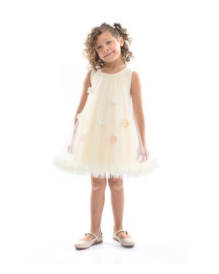 kidsatelier-tulleen-MTRE5207-Ivory-tulle-layered-floral-dress