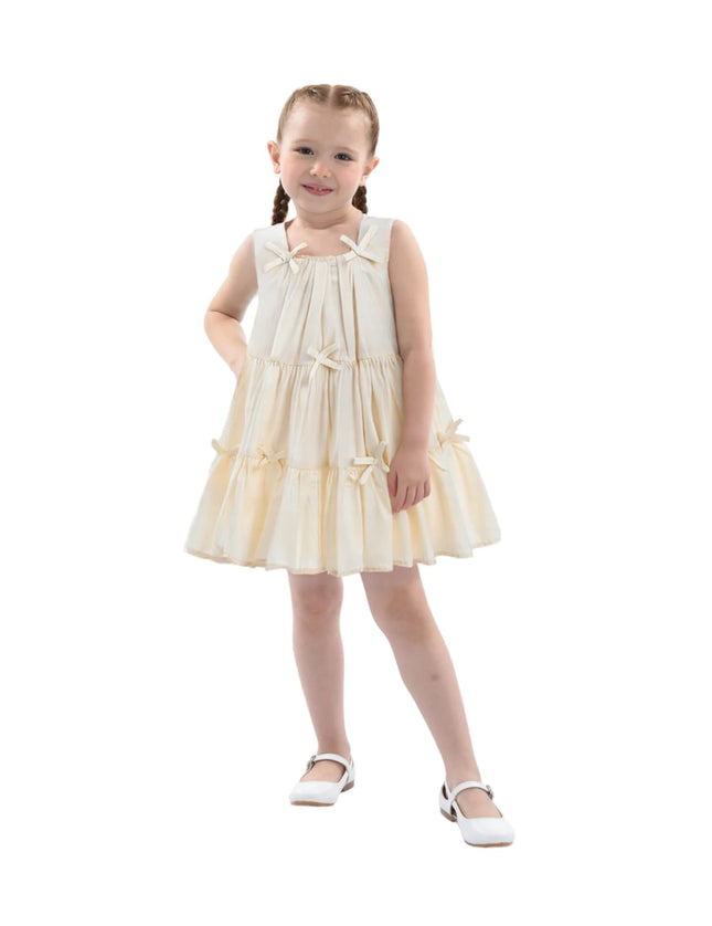 kidsatelier-tulleen-MTRE5208-Beige-tiered-ribbon-sleeveless-dress