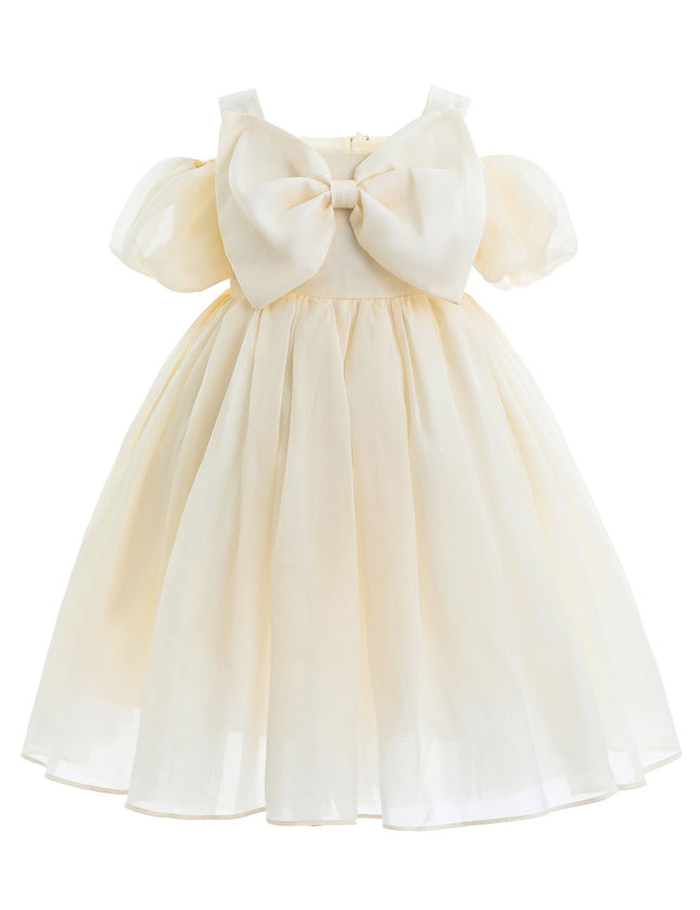 kidsatelier-tulleen-T25322-ivory-bow-modenna-dress
