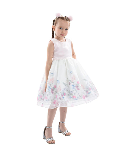 kidsatelier-tulleen-T2921-Pink-mabel-floral-garden-organza-dress