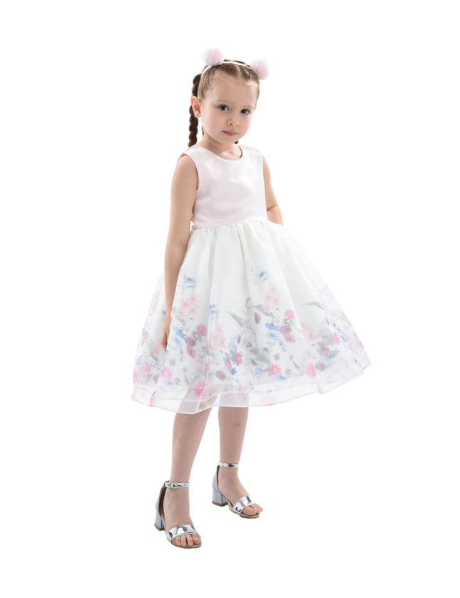 kidsatelier-tulleen-T2921-Pink-mabel-floral-garden-organza-dress