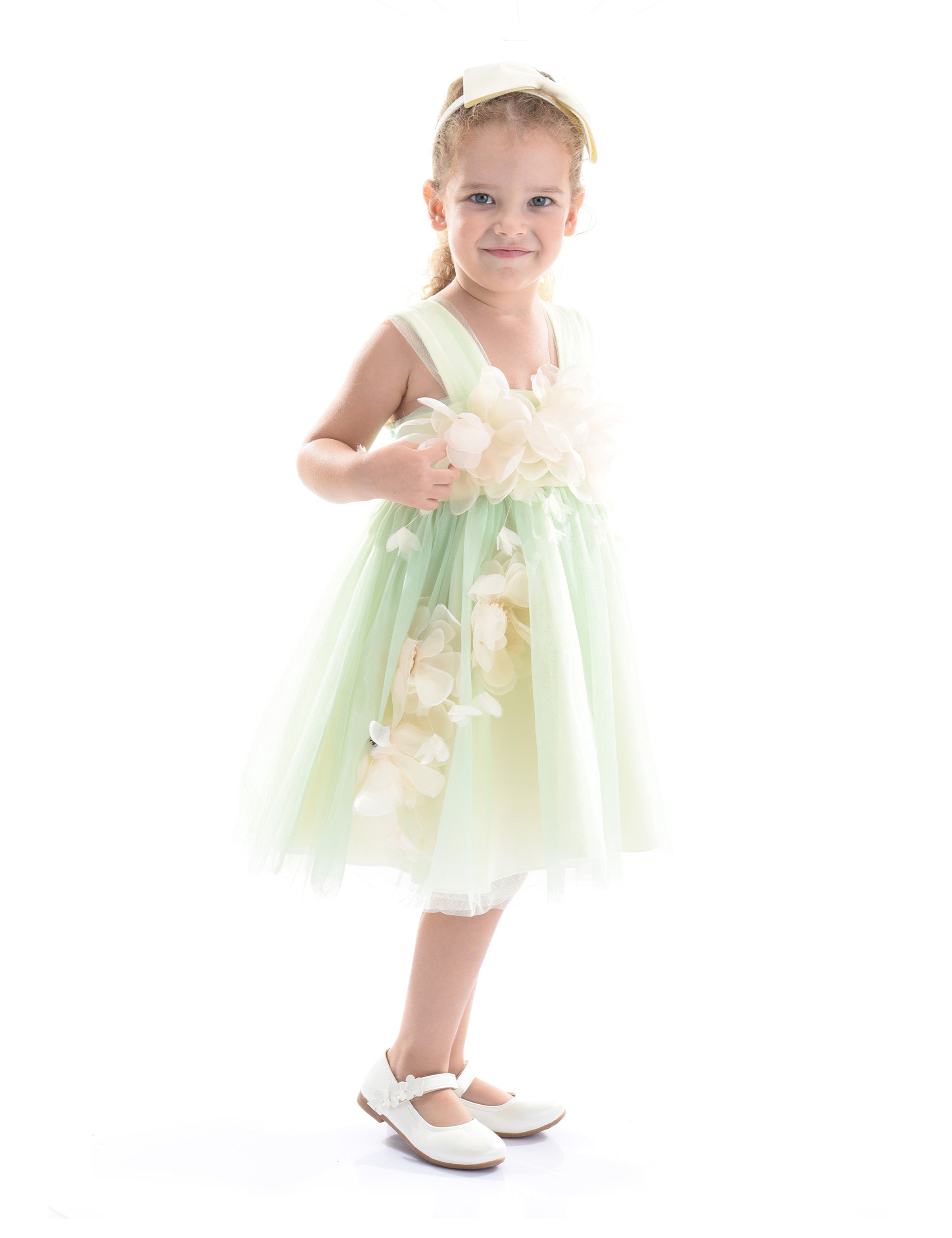 Green Kyra Floral Dress 4Y / Green Green Kyra Floral Dress 4Y / Green