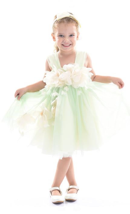 Green Kyra Floral Dress
