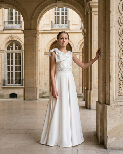 Kidsatelier-tulleen-White-Theia-Bow-Embellished-Dress
