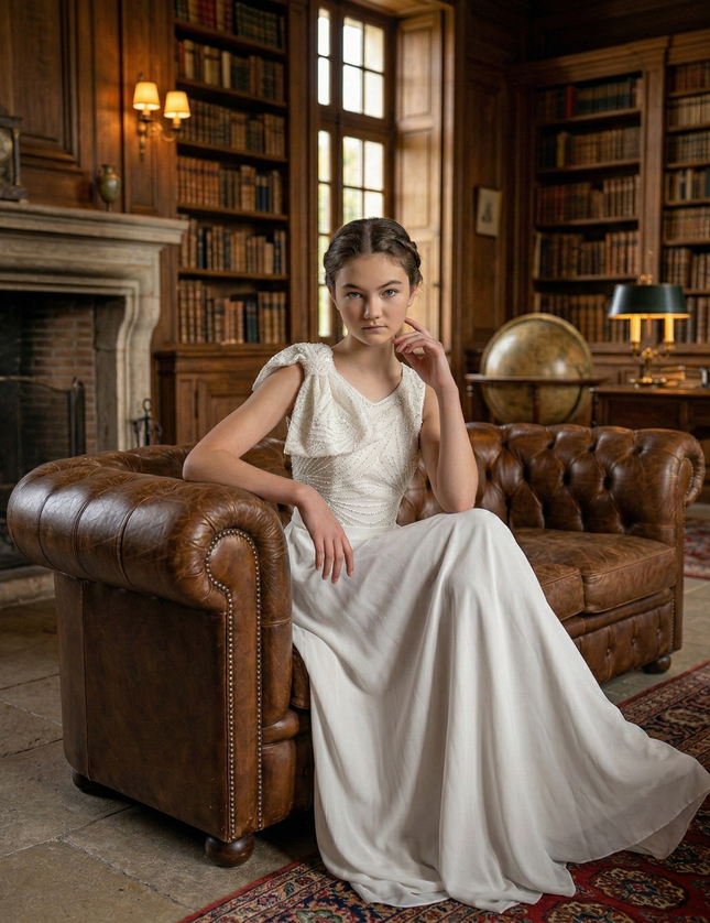 Kidsatelier-tulleen-White-Theia-Bow-Embellished-Dress