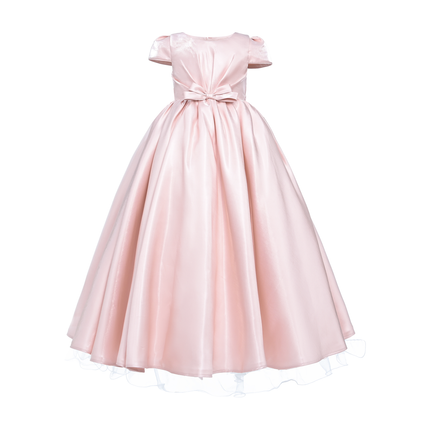 Pink Bow Long Brea Dress